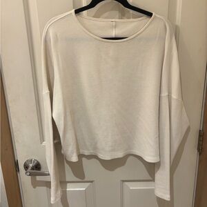 Vuori Oversized Waffle Slouch Top